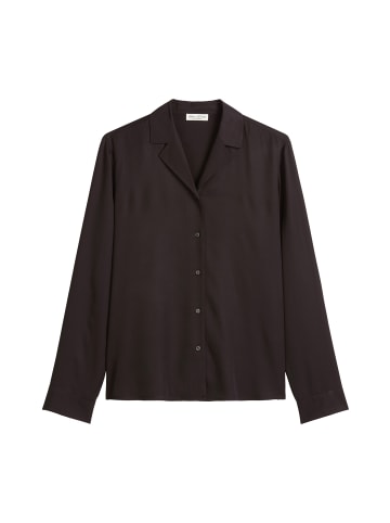 Marc O'Polo Bluse regular in dark coffee
