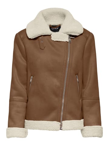ONLY Bikerjacke in Sepia