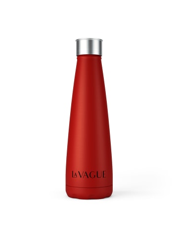 LA VAGUE GRAVITY edelstahl-isolierflasche in mattes Rot