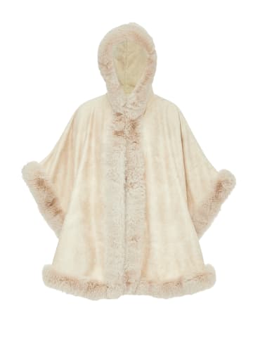 osha Poncho in Beige