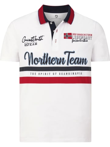 Jan Vanderstorm Poloshirt EINOJOHANI in weiß