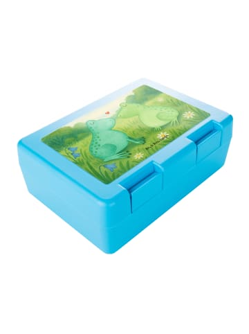 Mr. & Mrs. Panda Brotzeitbox Frosch Liebe Design ohne Spruch in Weiß