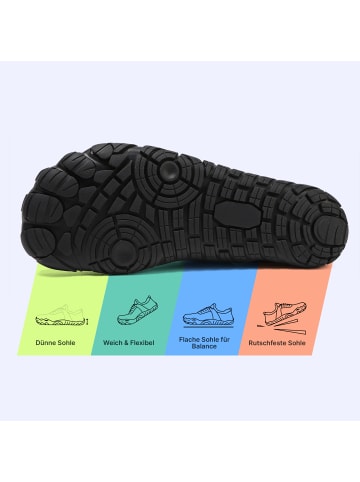 DOTALES AirStep Barfußschuhe in  Schwarz 42
