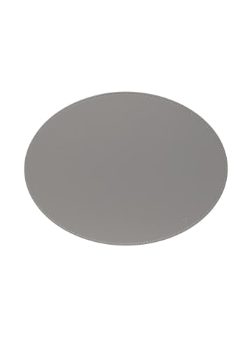FREEFORM Platzset DUO, Oval, Grau/Weiß
