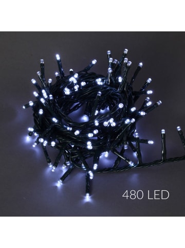 Douceur d’Intérieur Lichterkette für Außen, 480 LED in Weiß, (B) 1 x (H) 4 x (L) 2000 cm