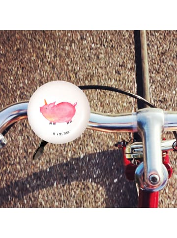 Mr. & Mrs. Panda XL Fahrradklingel Einhorn Schwein ohne Spruch in Weiß