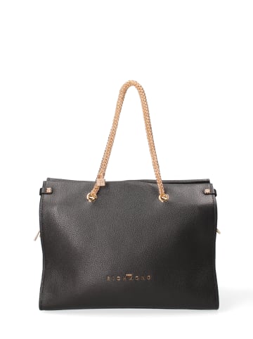 John Richmond Umhängetasche in BLACK AND GOLD
