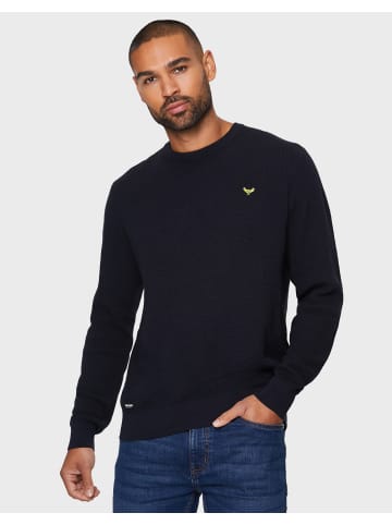 Threadbare Strickpullover Pitkin in Navy / Deep Ocean Twist