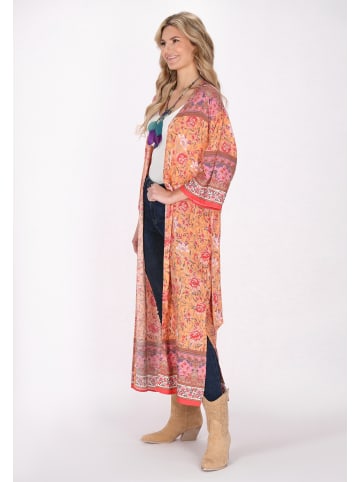 usha FESTIVAL Women Kimono in orange multicolor