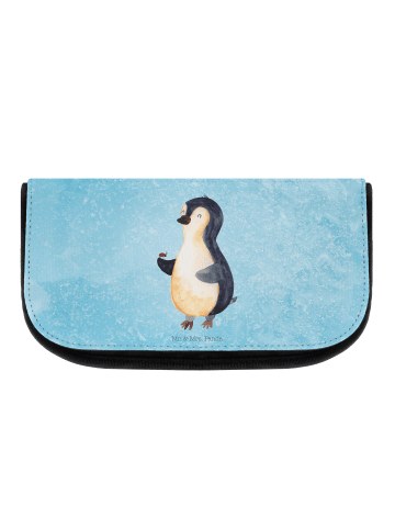 Mr. & Mrs. Panda Kosmetiktasche Pinguin Marienkäfer ohne Spruch in Eisblau