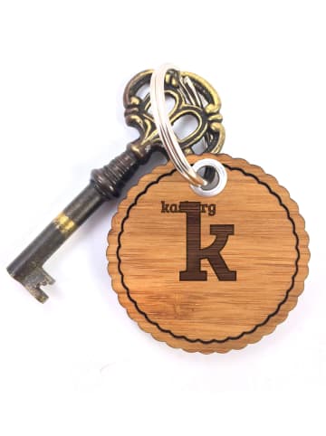 Mr. & Mrs. Panda Taschenanhänger kasberg mit Spruch in Braun