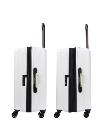 Hedgren Comby Grip M Exp 4 Rollen Trolley M 65 cm mit Dehnfalte in vaporous grey