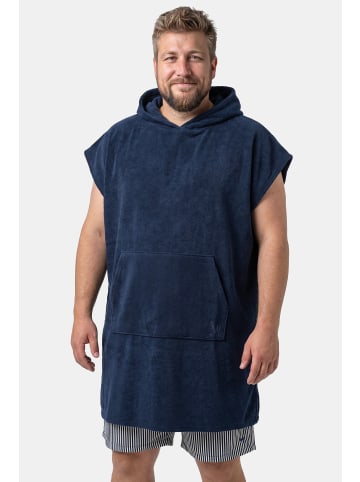 Men Plus Bademantel in navy blau