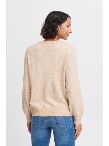 b. young Strickpullover BXOKAMA Regular fit in Cement Melange