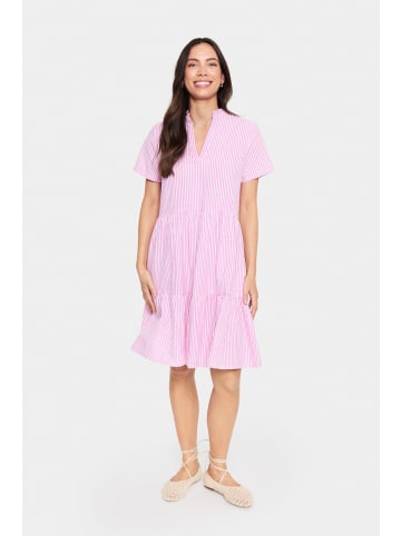 SAINT TROPEZ Kleid ElmikoSZ A-shape in Fandango Pink White Stripe