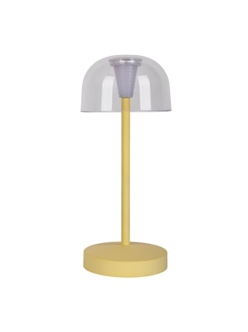 näve LED Außentischleuchte "GOMBA" in gelb - (L)8 cm x (B)8 cm x (H)18.5 cm - EEK F