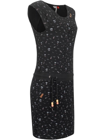 ragwear Sommerkleid Penelope in Black Print A22