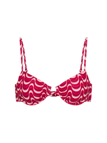 LSCN BY LASCANA Bügel-Bikini-Top in pink waves
