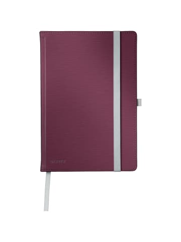 Leitz Notizbuch Style HC A5 kariert granat rot