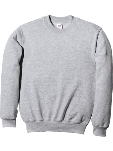 Fruit of the Loom Sweat Unisex-Sweatshirt in grau