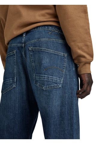G-Star Raw Dakota Regular Straight Jeans worn in sentry blue
