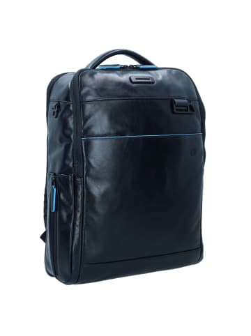 Piquadro B2 Rucksack Leder 41 cm Laptopfach in night blue