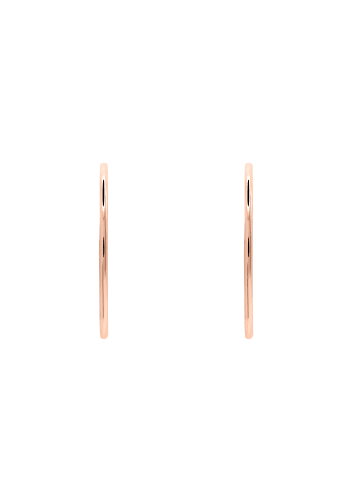Steel_Art Creolen Damen Elide silberfarben poliert in rosegoldfarben