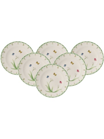Villeroy & Boch 6er Set Brotteller Colourful Spring in ø 16 cm in bunt