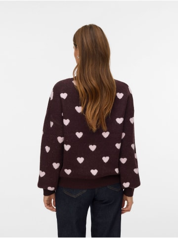 Vero Moda Strickpullover in Winetasting