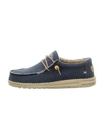 Hey Dude Mokassin Schnürschuhe in Blau