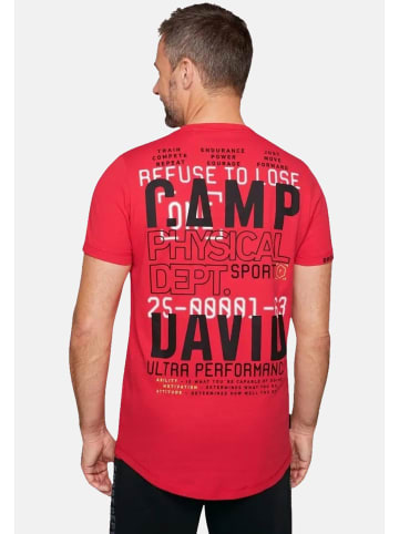 CAMP DAVID  T-Shirt in rot