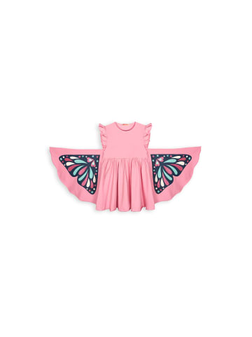 Denokids Kurzarmkleid Butterfly in pink