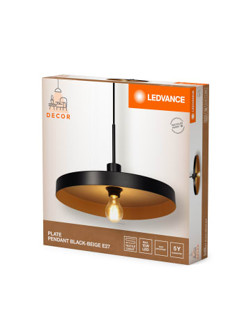 LEDVANCE Decor Plate Pendant E27 Beige