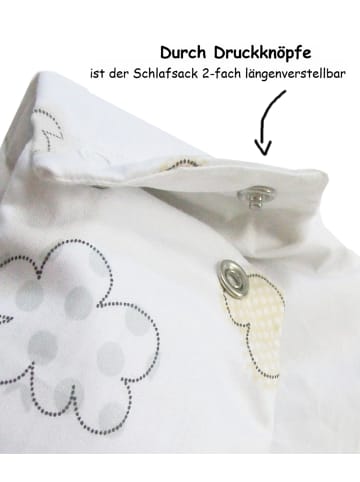 Odenwälder Baby Daunenschlafsack Exclusiv in Wolke Silber