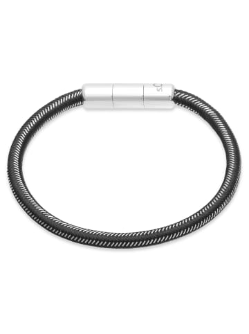 s.Oliver Armband Braided Band in schwarz