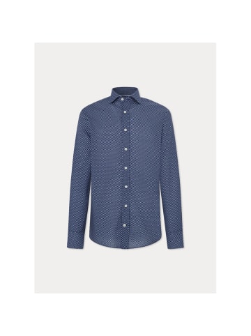 Hackett London Hemd in Marine