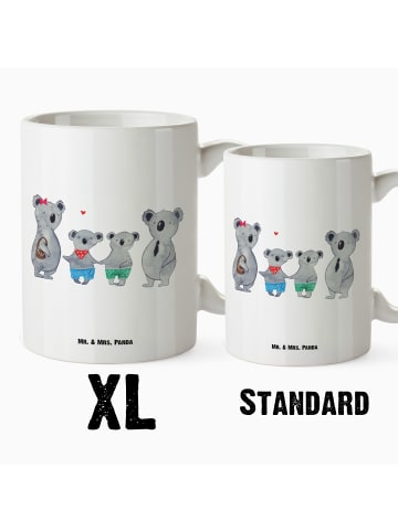 Mr. & Mrs. Panda Große Teetasse Koala Familie zwei ohne Spruch in Weiß