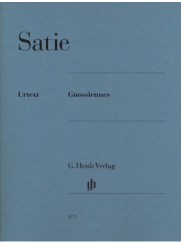 G. Henle Verlag Buch - Erik Satie - Gnossiennes