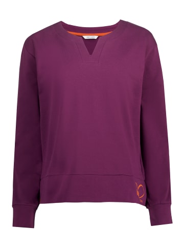 Gina Laura Sweatshirt in pflaume