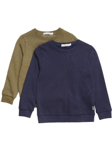 Minymo Kinder Sweatshirt "Sweatshirt Boys (2-pack)" in Grün