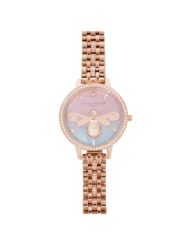 Olivia Burton Damenuhr "Sparkle Bee OB16GB04" in Roségold