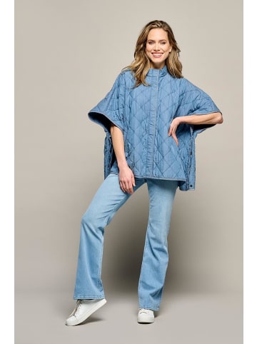 Mart Visser Dani Poncho-Jacke, Denimblau