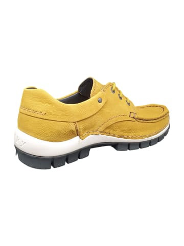wolky Mokassins Schnürschuhe in Gelb