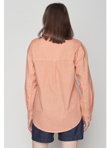 GreenBomb Bluse Basic in Pfirsich