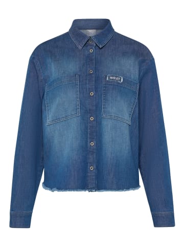 Rabe Bluse in Dunkelblau