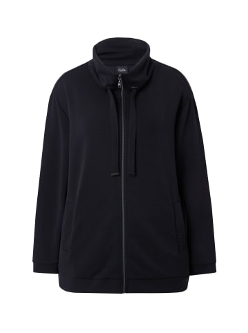 Ulla Popken Sweatjacke in schwarz