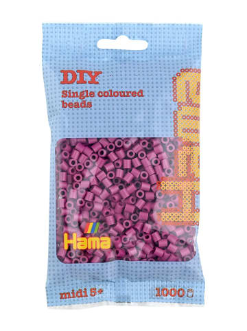 Hama Beutel mit 1000 Midi-Bügelperlen pflaume - ab 5 Jahren