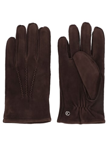 Kessler Viggo Handschuhe Leder warm dark brown