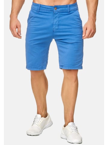 Max Men Chino Shorts Capri 3/4 Hose Stretch Bermuda Sommer in Hellblau