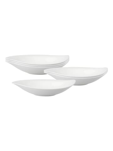 Villeroy & Boch 6er Set Schalen tief New Cottage Special Serve Salad in Weiß 250 ml in weiß
